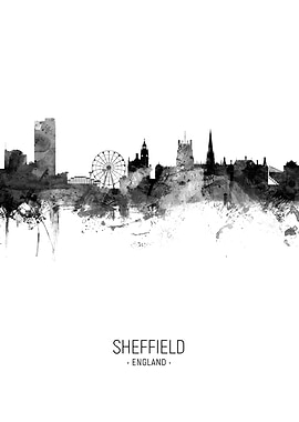 Sheffield England Skyline