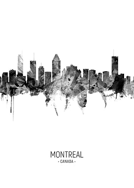 Montreal Canada Skyline