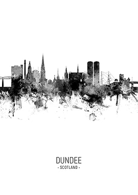 Dundee Scotland Skyline