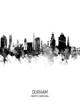 Durham NC Skyline
