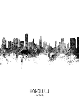 Honolulu Hawaii Skyline