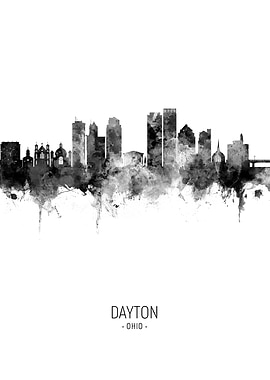 Dayton Ohio Skyline
