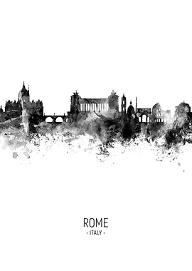 Rome Italy Skyline