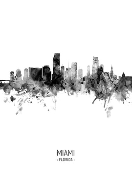 Miami Florida Skyline