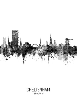 Cheltenham England Skyline