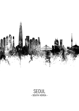 Seoul South Korea Skyline