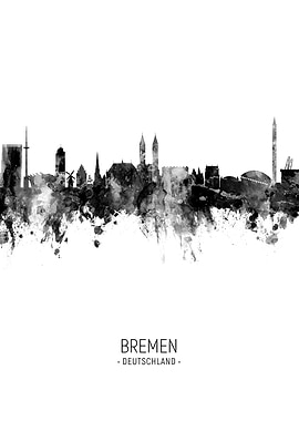 Bremen Germany Skyline
