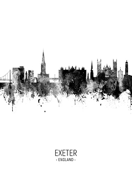 Exeter England Skyline