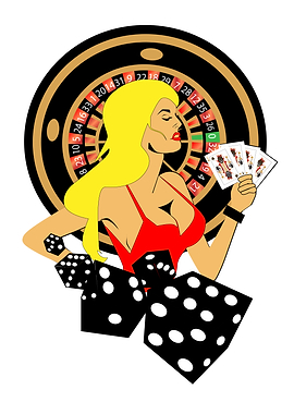 Casino poster blonde girl