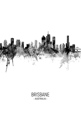Brisbane Australia Skyline