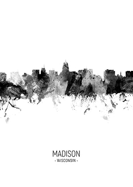 Madison Wisconsin Skyline