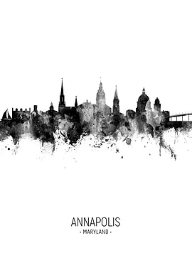 Annapolis Maryland Skyline