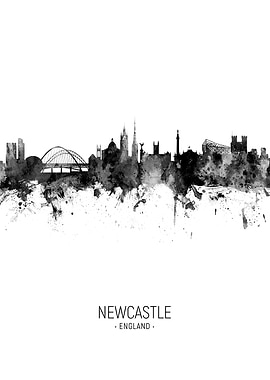 Newcastle England Skyline