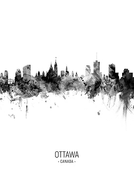 Ottawa Canada Skyline