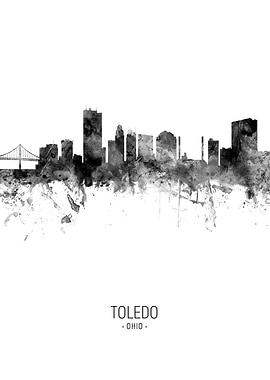 Toledo Ohio Skyline