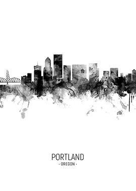 Portland Oregon Skyline