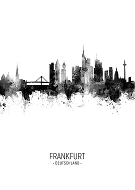 Frankfurt Germany Skyline