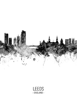 Leeds England Skyline