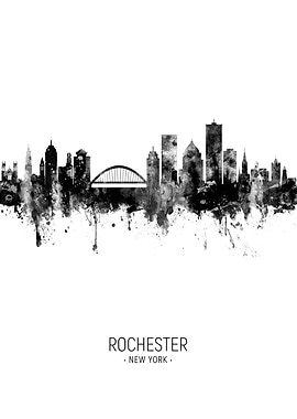 Rochester New York Skyline