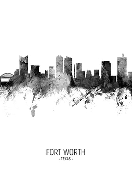 Fort Worth Texas Skyline
