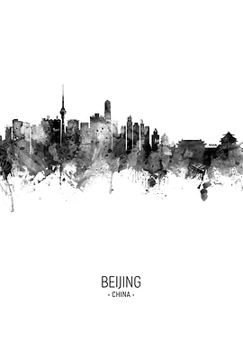 Beijing China Skyline