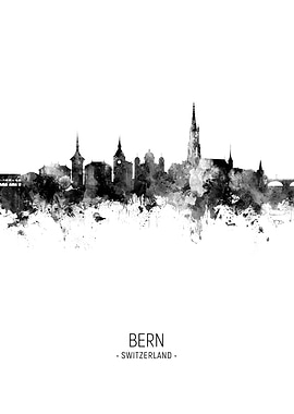 Bern Switzerland Skyline