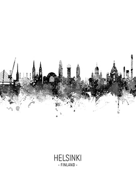 Helsinki Finland Skyline