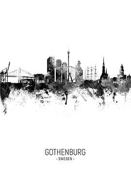 Gothenburg Sweden Skyline
