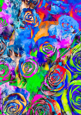 rose texture abstract