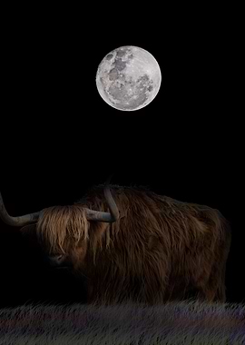 Long Hair African Buffalo