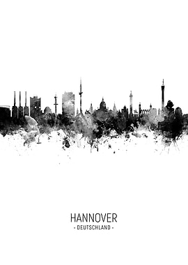 Hannover Germany Skyline