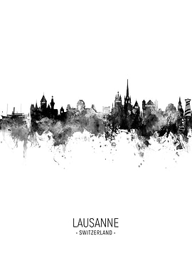 Lausanne Skyline