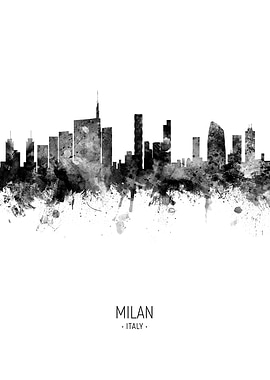 Milan Italy Skyline