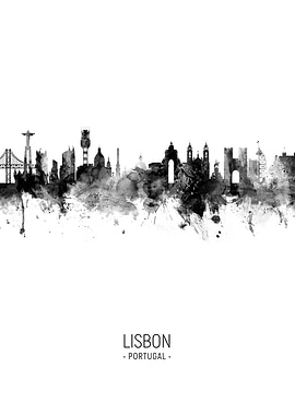 Lisbon Portugal Skyline