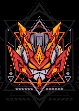 Geometric RedFire Robot