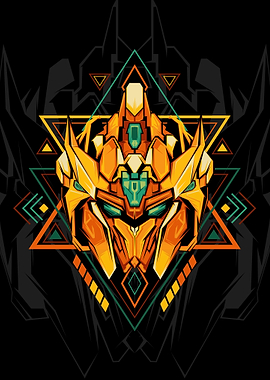 Geometric GoldenKing Robot