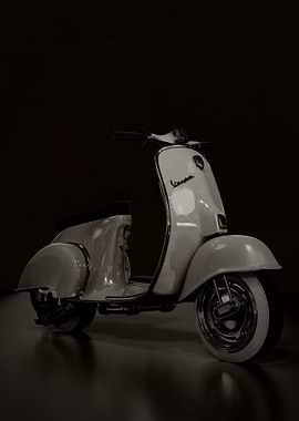 Vintage vespa