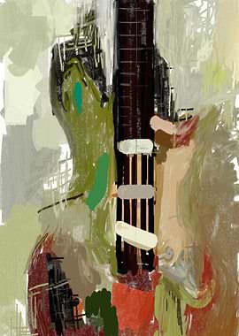 Electric Guitar painting