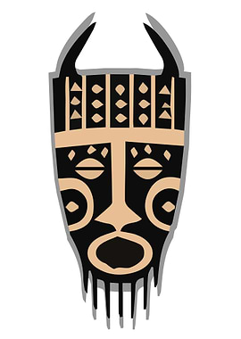 African traditional mask