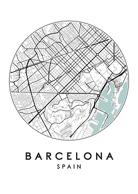 Barcelona City Map