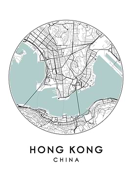 Hong Kong City Map