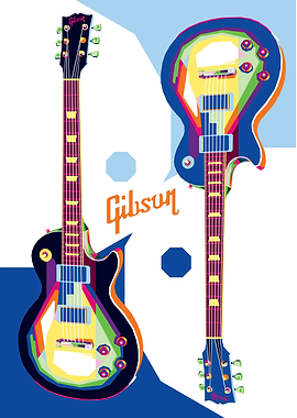 yimyang gibson lespaul art