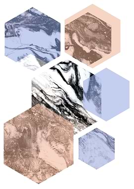 Marble and Hexagons