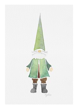 Dwarf Green Gnome