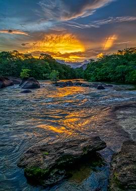 Rio rushing in the Amazon