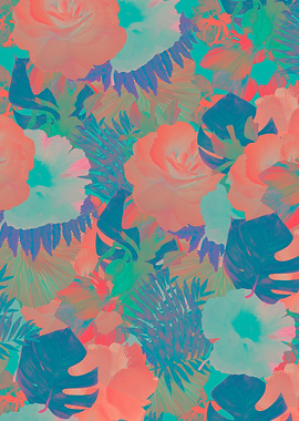 Abstract floral pattern