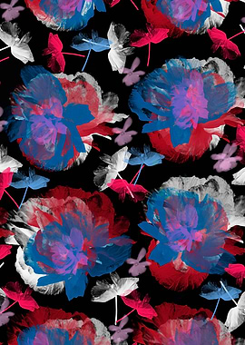 Abstract floral pattern