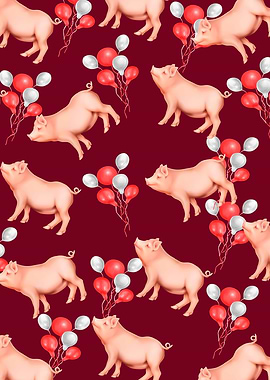 New Year 2019 pattern