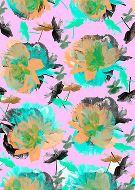 Abstract floral pattern