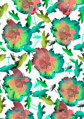 Abstract floral pattern